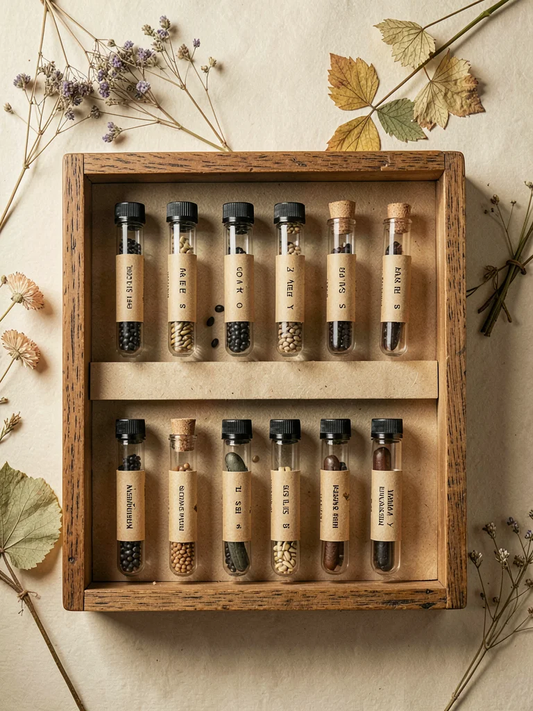 Single-Variety Seed Specimen Test Tubes