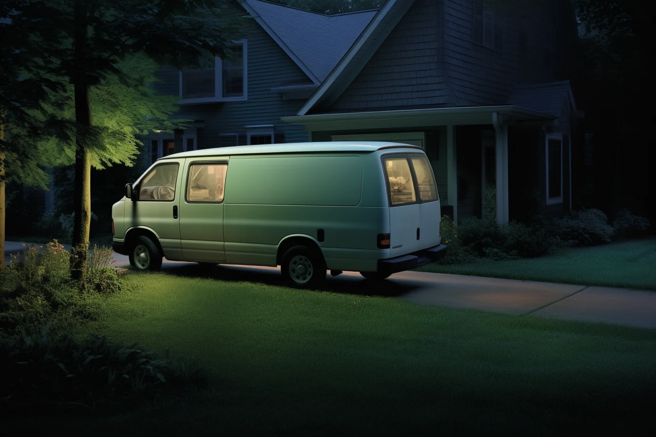 Photo by Gregory crewdson. Twilight Delivery A solita