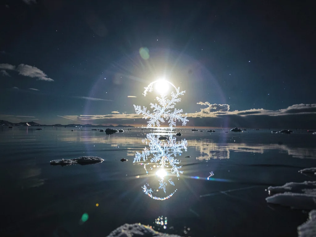 Subsun reflection below actual sun position