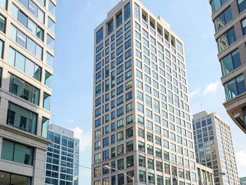 Office tower regular grid perfect