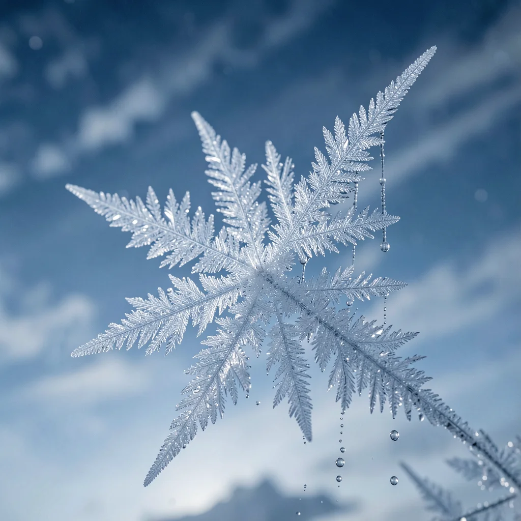 crystalline night sky with thin clouds, cold gradient