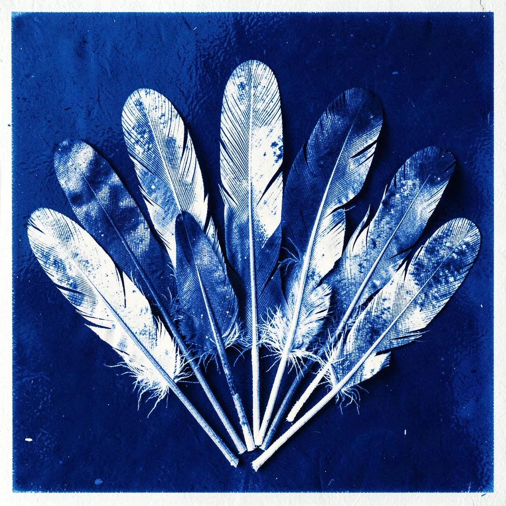 Feather fan pattern