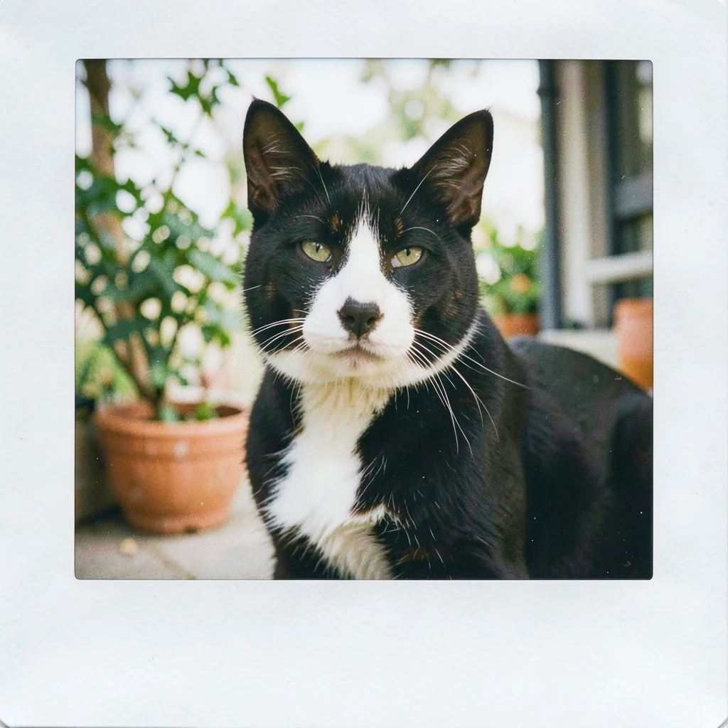 Pet Polaroid style