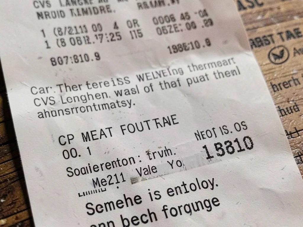 Receipt fortune: "Someone is thinking of you" below the total, the machine-gener
