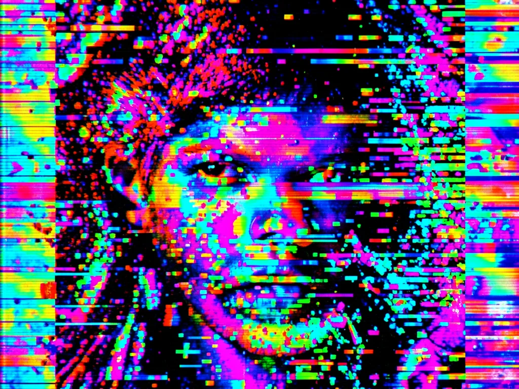 Color space conversion error, vivid oversaturated colors where CMYK was misread 