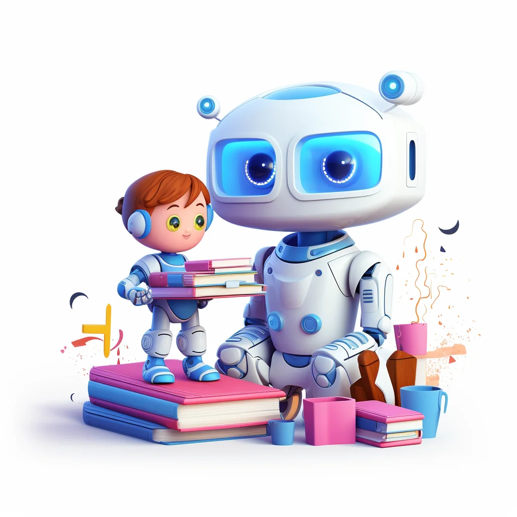 A clean white background with a 3D plastilina scene
