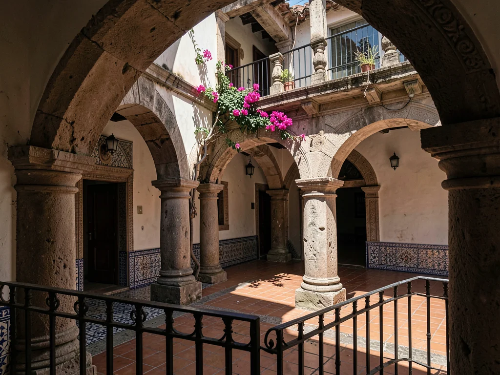 Upper Balcony Corridor Perspective