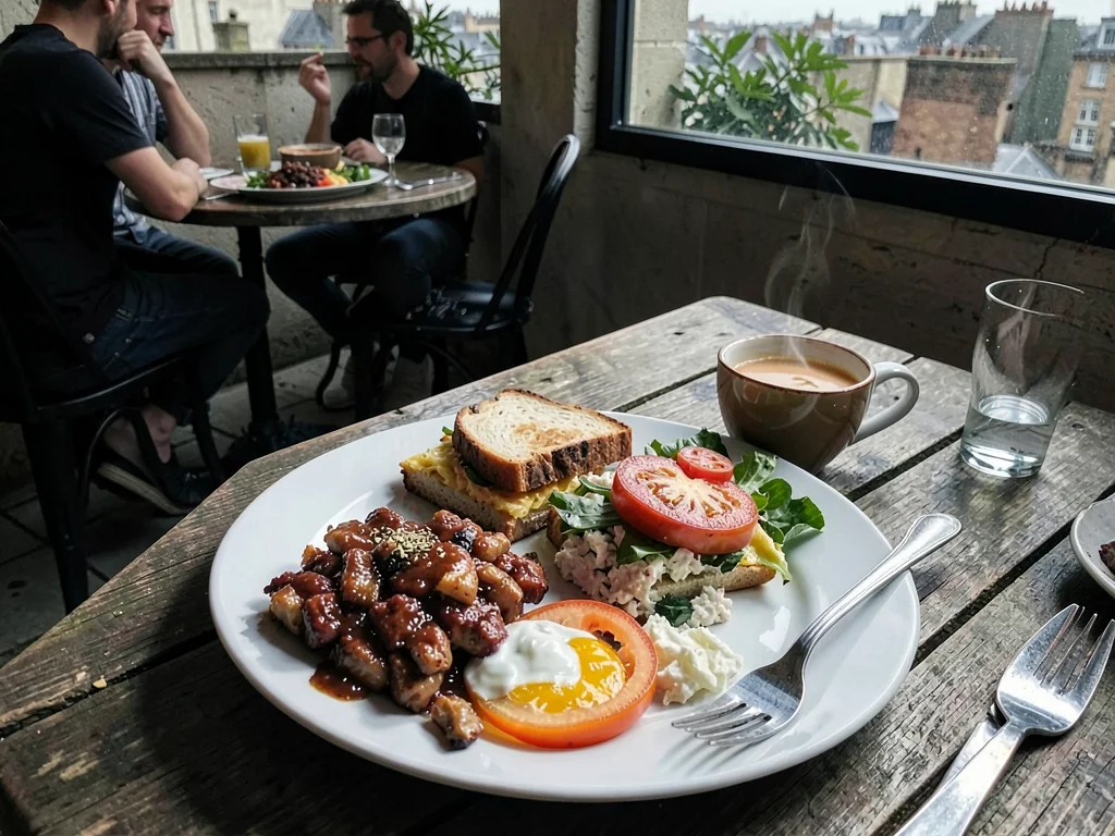 Terrace lunch harsh