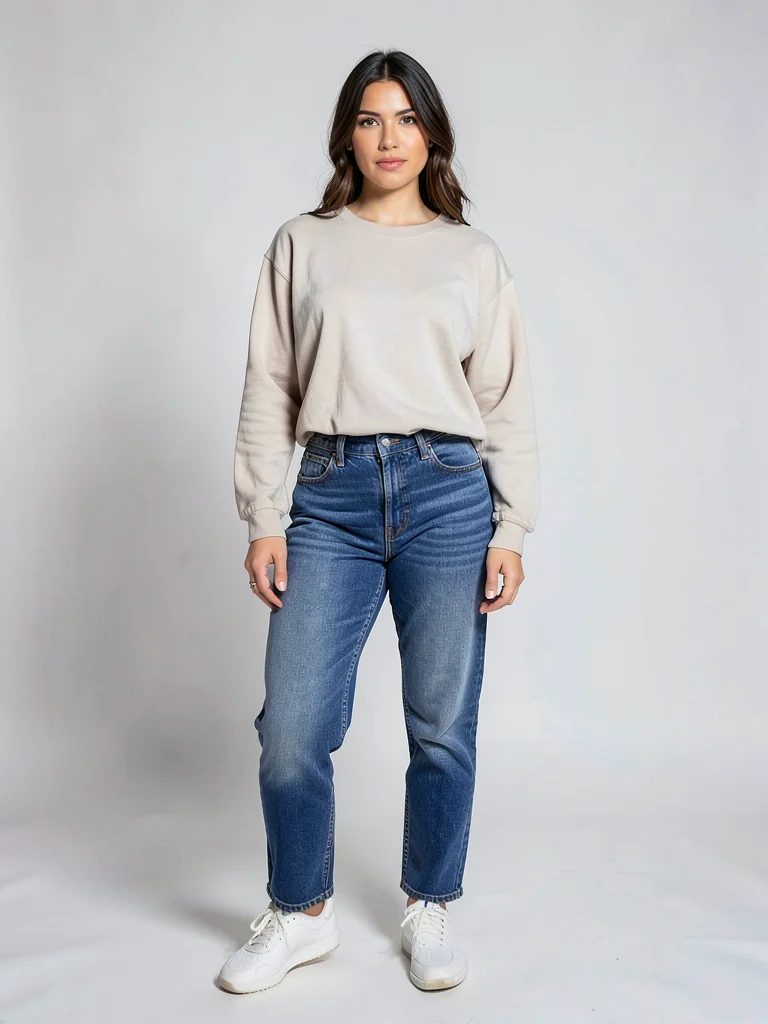 Full body studio look
