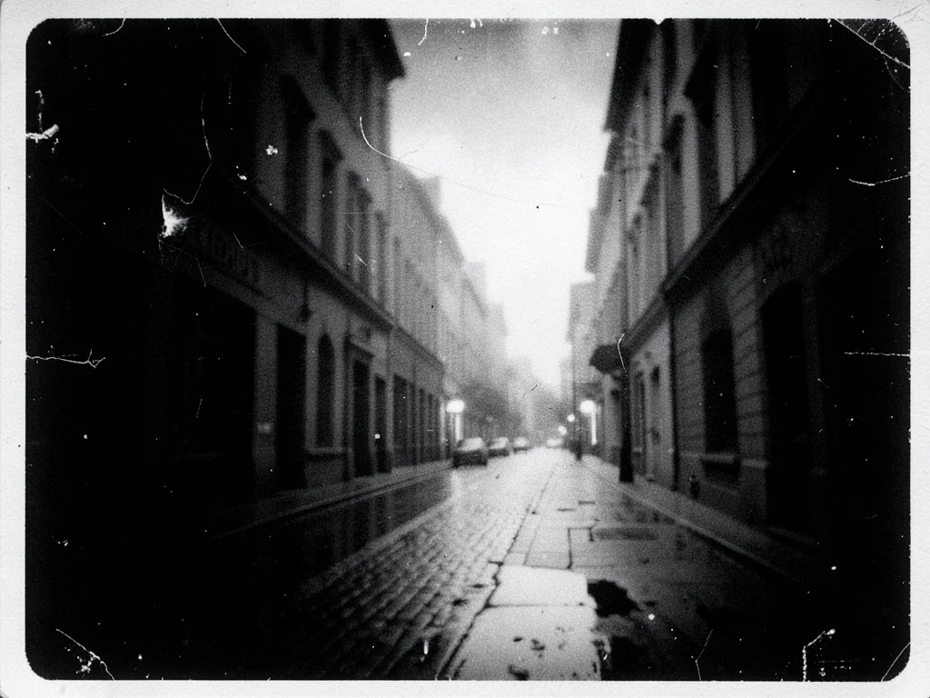 Paper negative contact print: the inverted tones creating an ethereal version of