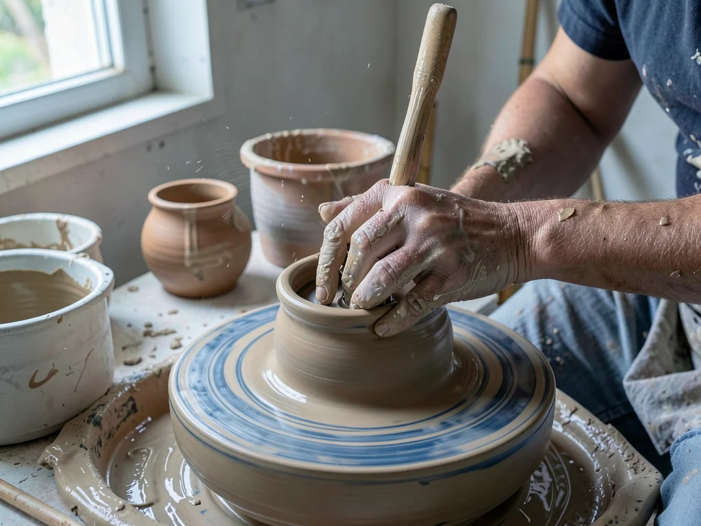 Centering Clay on the Wheel