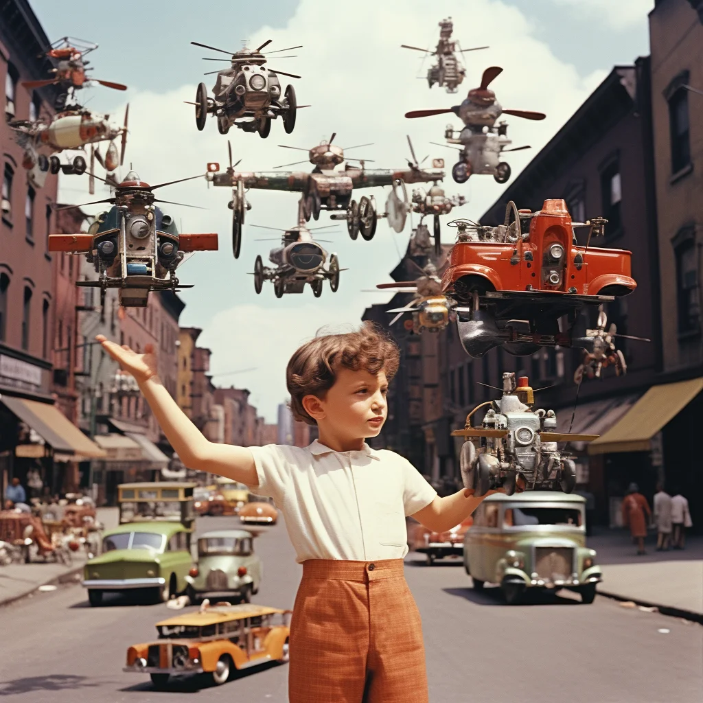 Color Street photo by Vivian Maier A curious child st