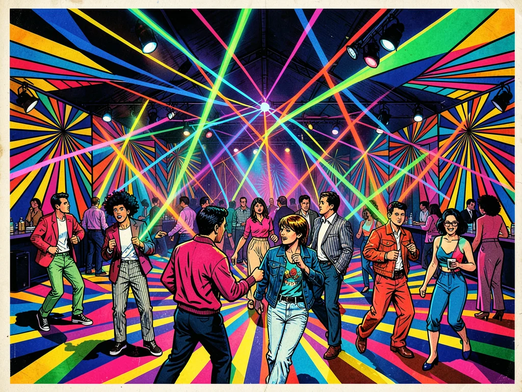 Mod sixties discotheque