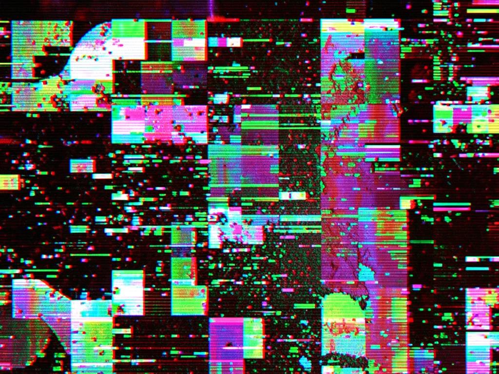Font rendering at subpixel level, individual red-green-blue subpixels creating t