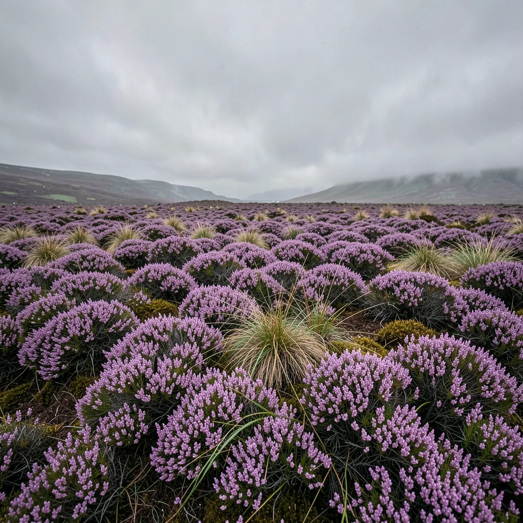 Dense Heather Carpet Texture