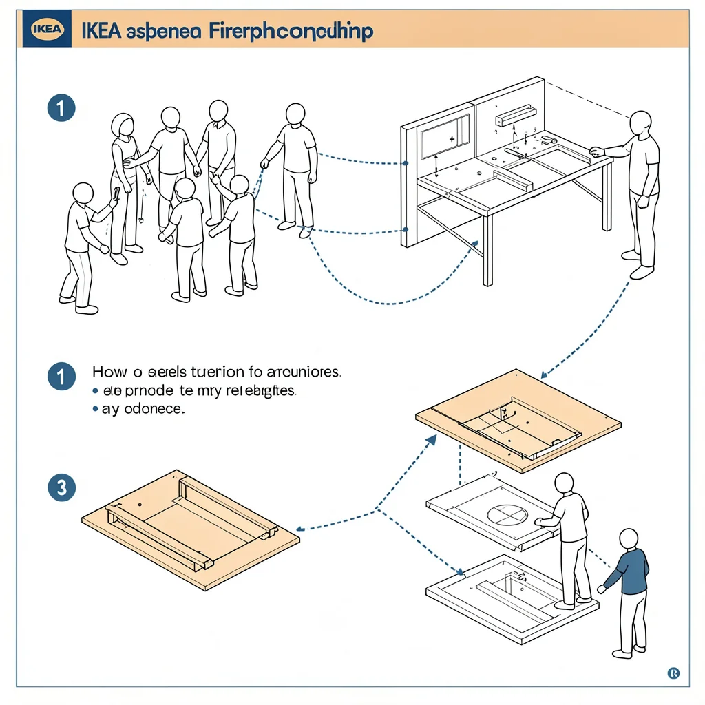 How to assemble a friendship shown with dotted lines connecting figures