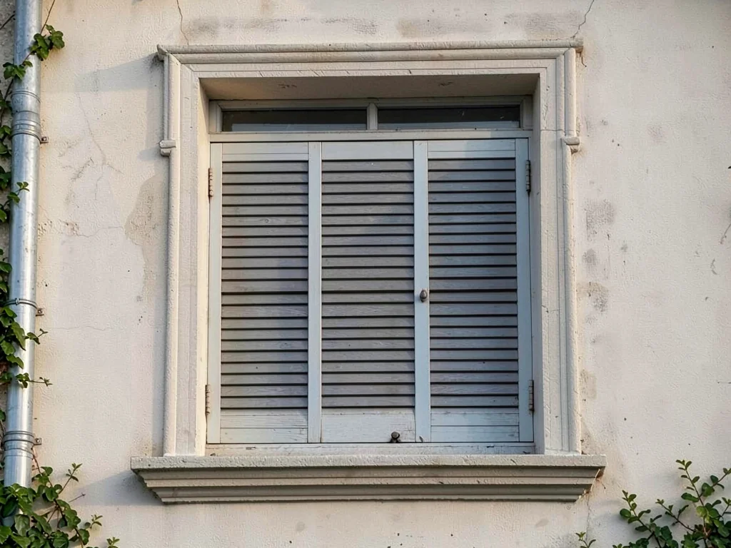 Venetian blind window pattern