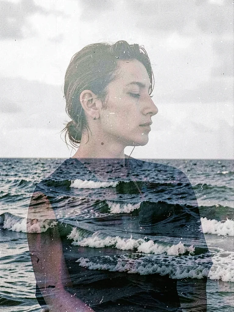 Ocean waves through figure