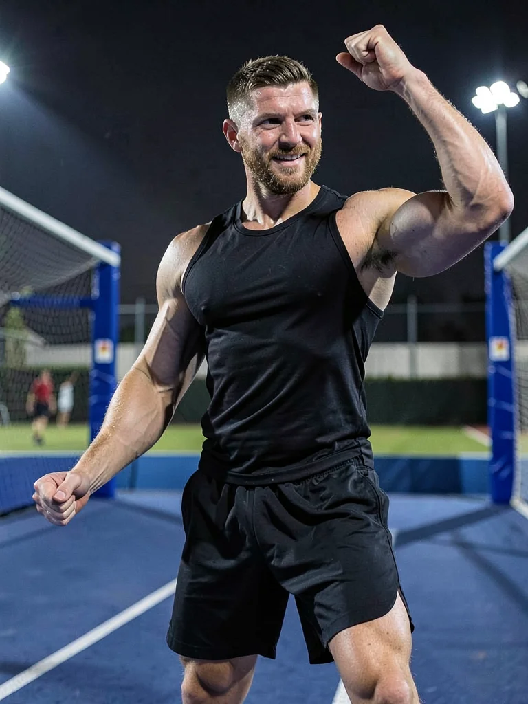 Athlete power pose