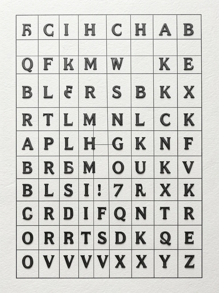 A full alphabet specimen sheet A through Z in 24pt Akzidenz-Grotesk medium, arra
