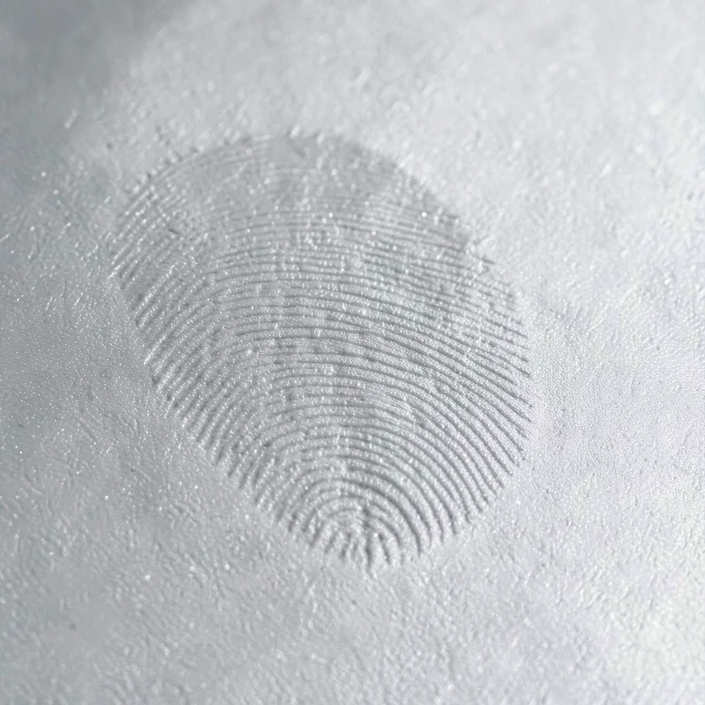 Texture of plastic surface with subtle satin finish, fine fingerprint shadow