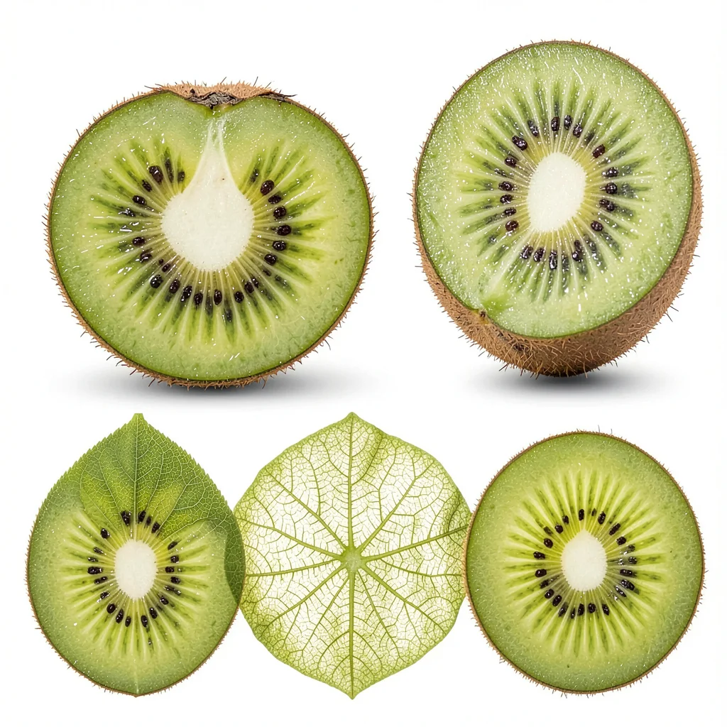 Kiwi Transverse Cross-Section Radial Seed Pattern