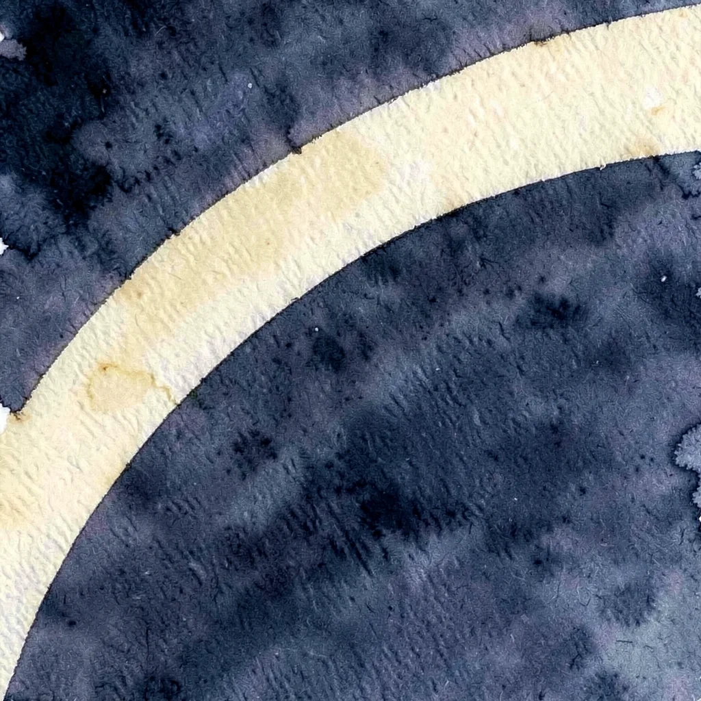 A single sweeping arc curves gently from the left edge across into the canvas in