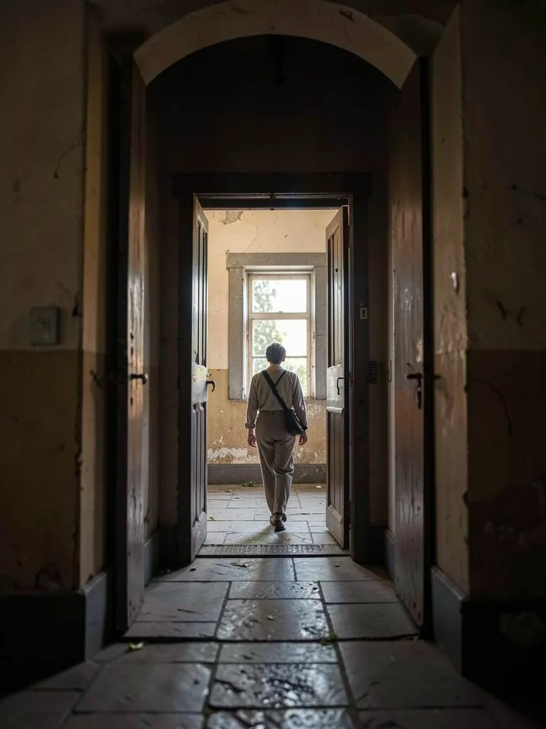 Doorway with figure far