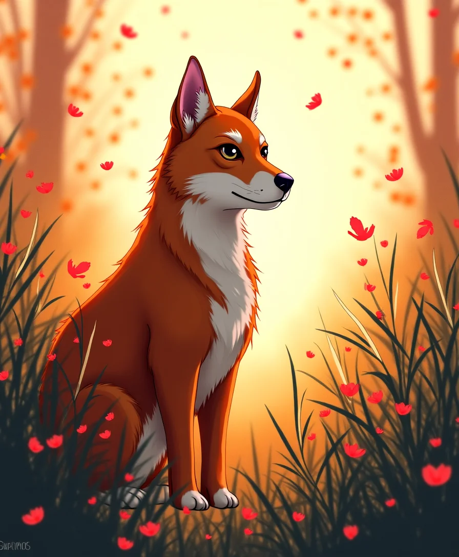 Cat in style of alena aenami