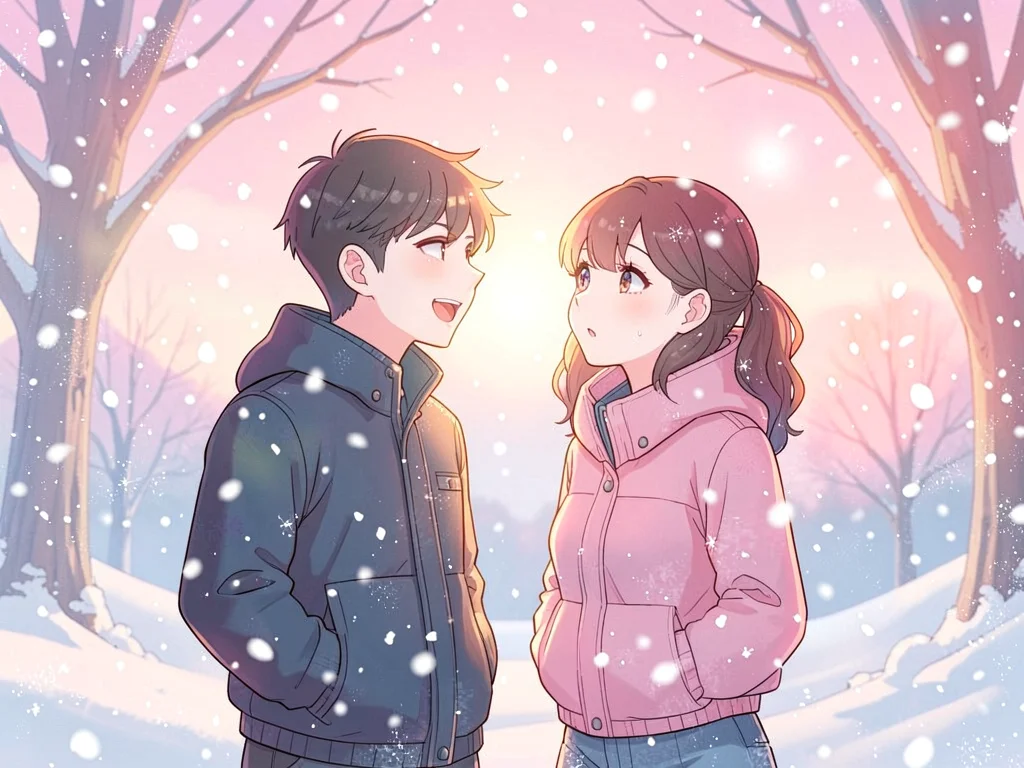 First snow wonderment