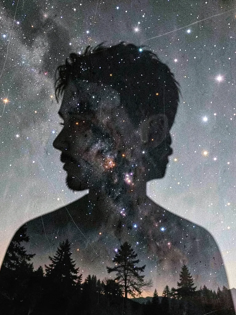 Constellation through silhouette