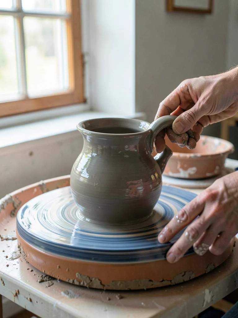 Freshly Thrown Pitcher Drying