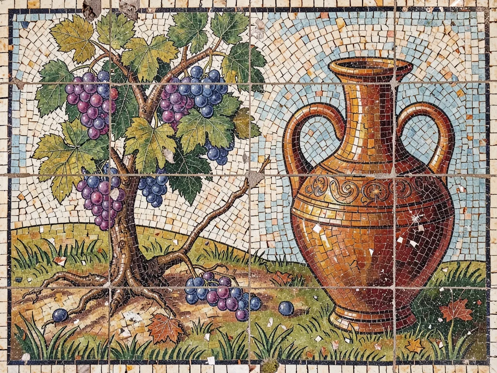Roman harvest mosaic
