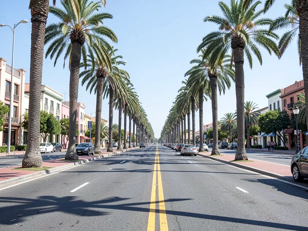 Palm tree avenue
