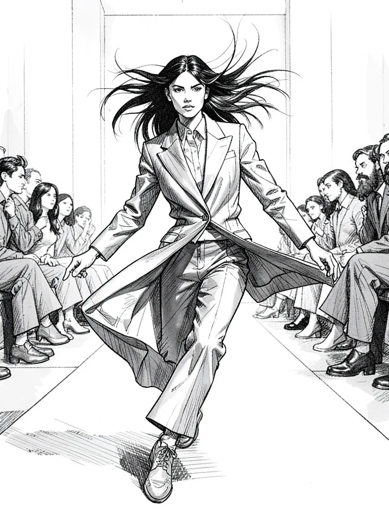 Sharp turn hair whipping