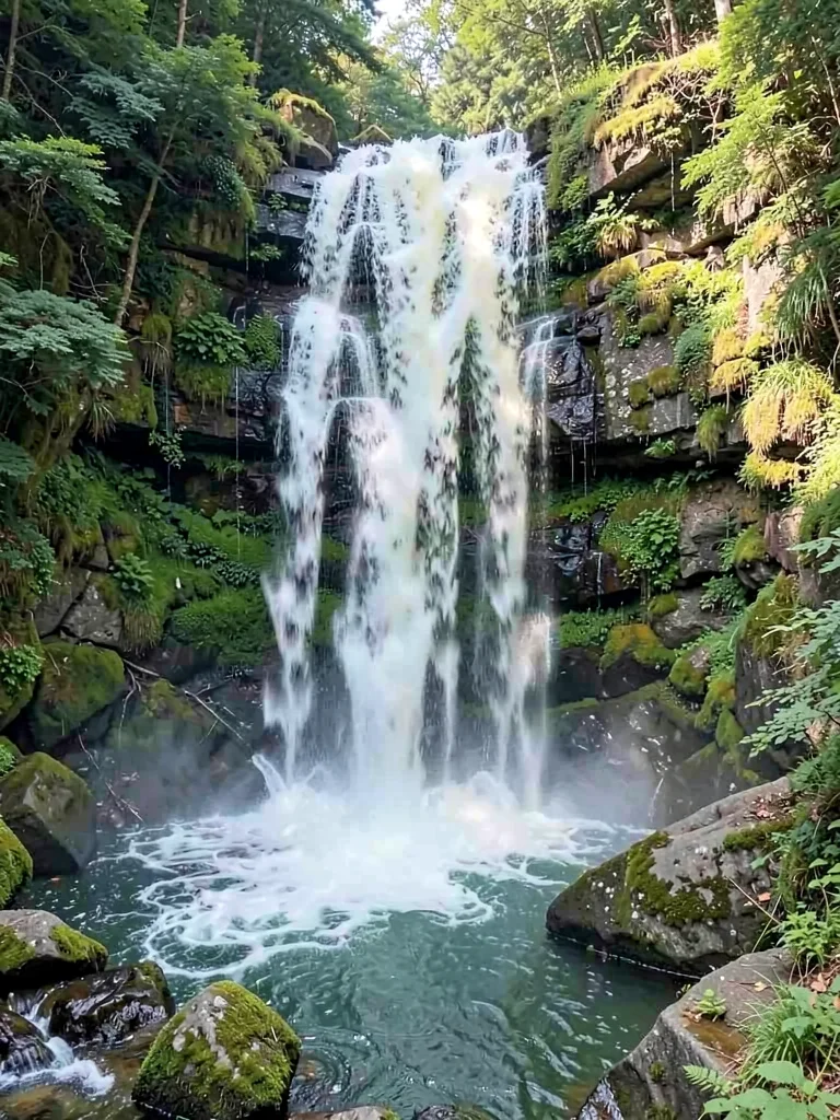 Waterfall silk