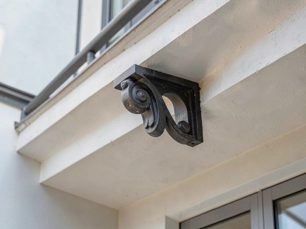 Balcony console bracket detail
