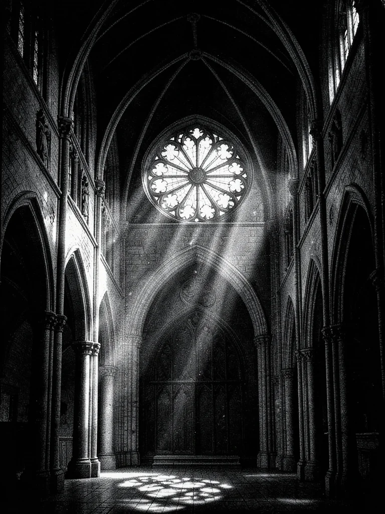 Cathedral rose window light