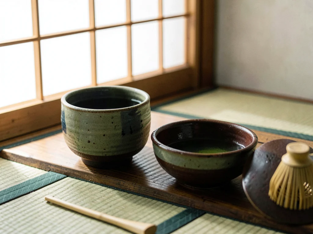 Kensui and futaoki in prescribed arrangement