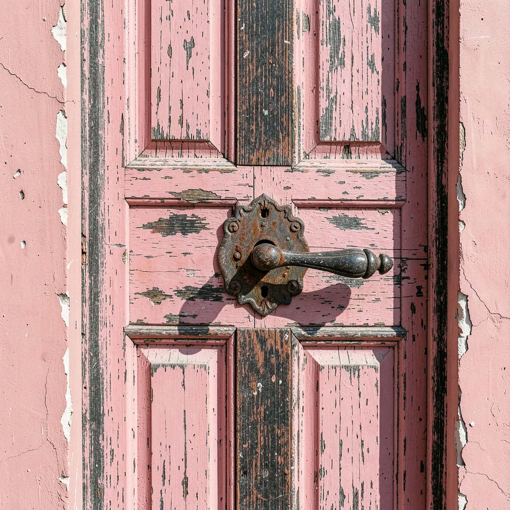 Iron Handle Lock Escutcheon
