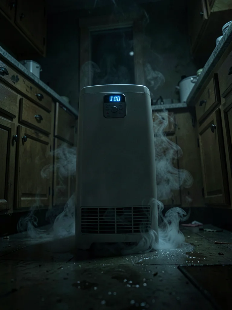 Dehumidifier Basement Fog