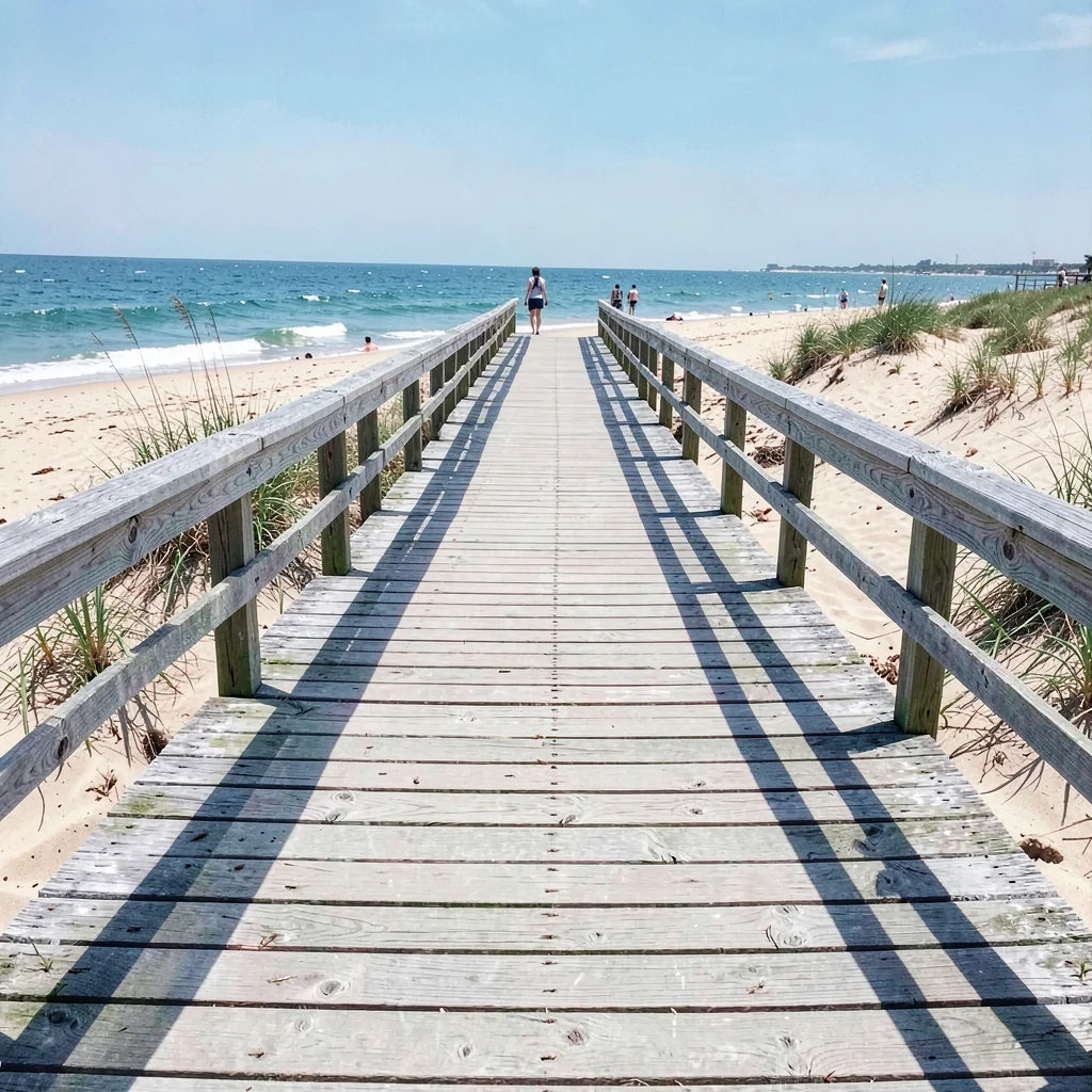 Beach boardwalk
