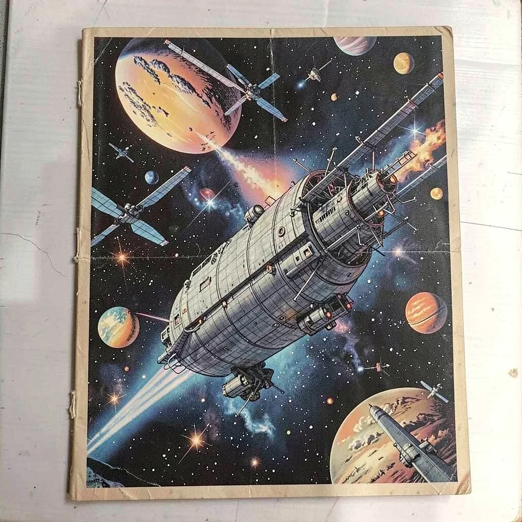 A generation ship crossing void