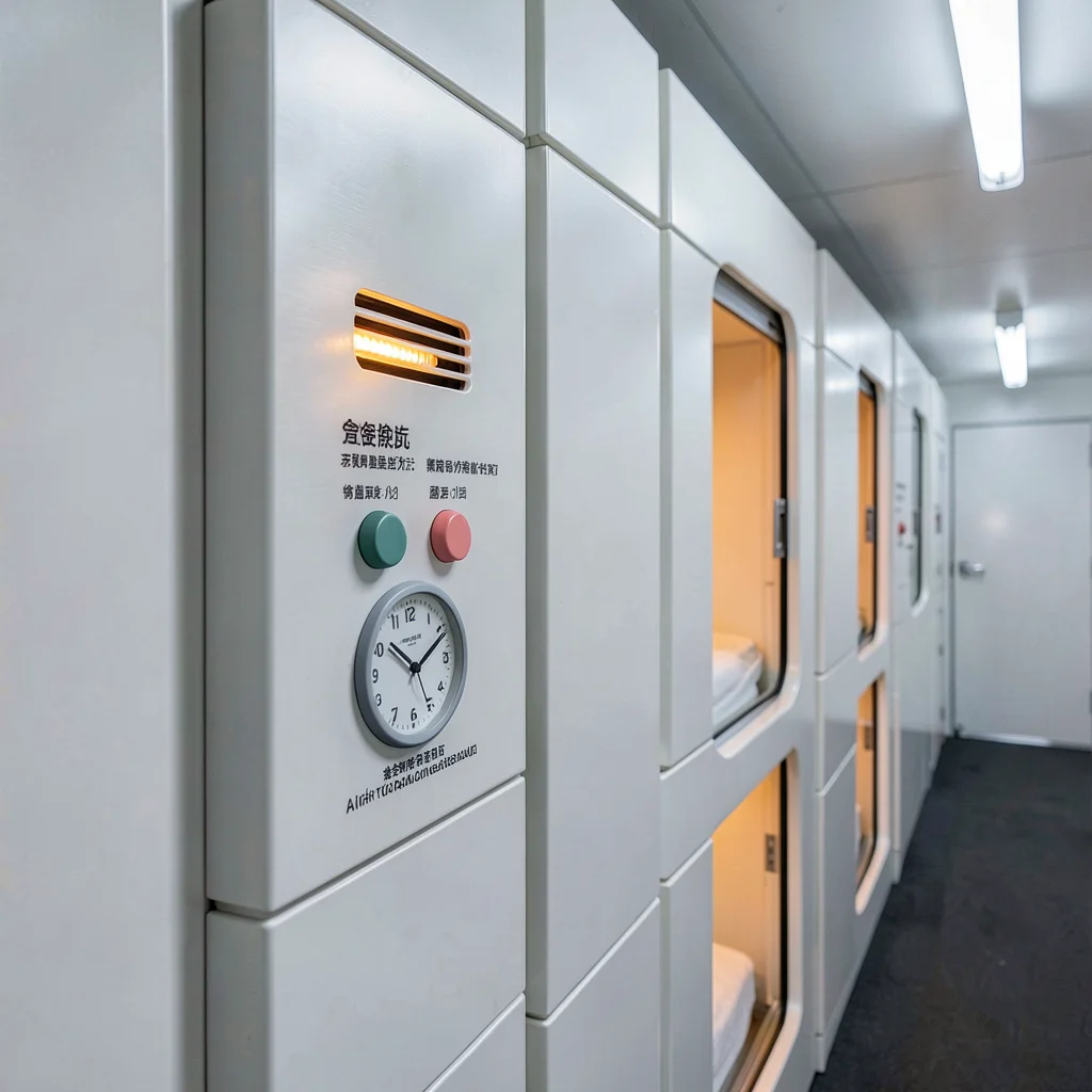 Pod Control Panel Close-Up