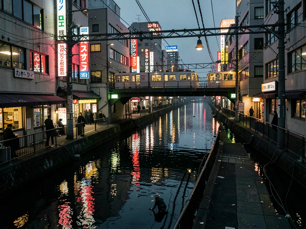 Dotonbori canal at 3am