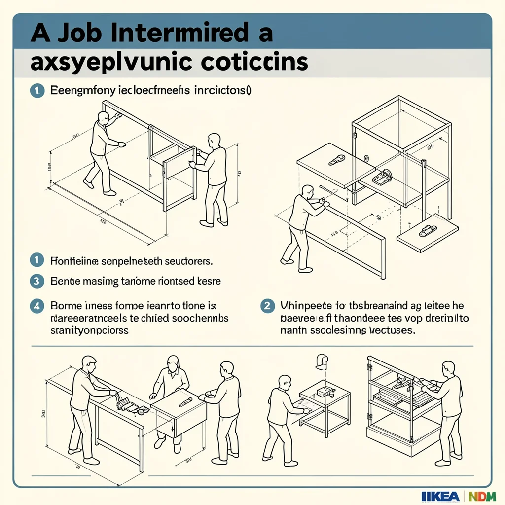 A job interview explained as furniture assembly instructions
