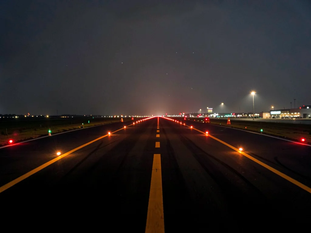 Airport runway lights