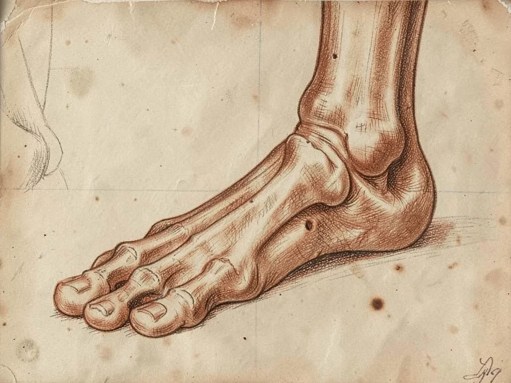 Foot anatomy study