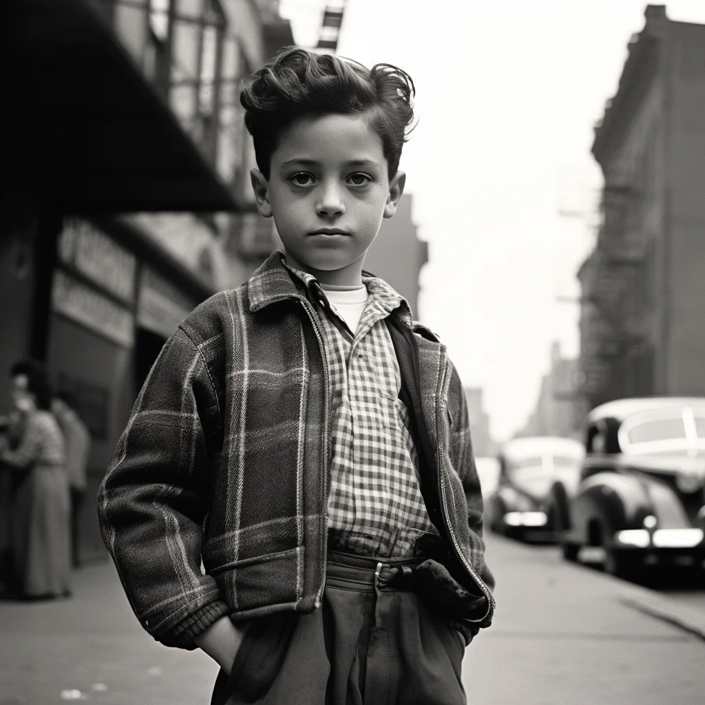 Vivian Maier photo or ugly and sick kid. street photo