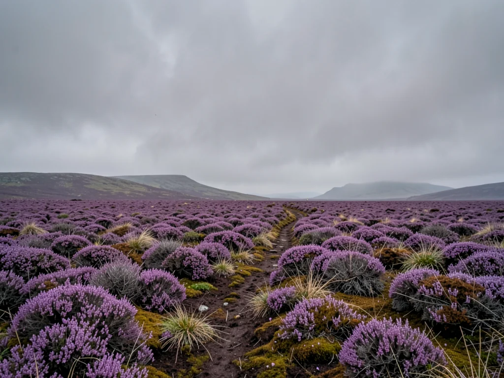 Purple Moorland to Distant Bens